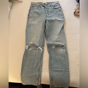 Abercrombie and Fitch high rise Dad Jean